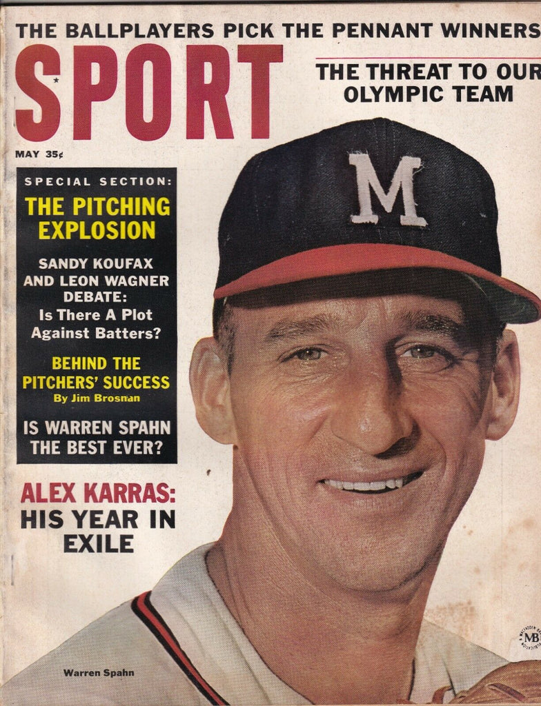 Sport Magazine Warren Spahn Sandy Koufax Alex Karras May 1964 073119nonr