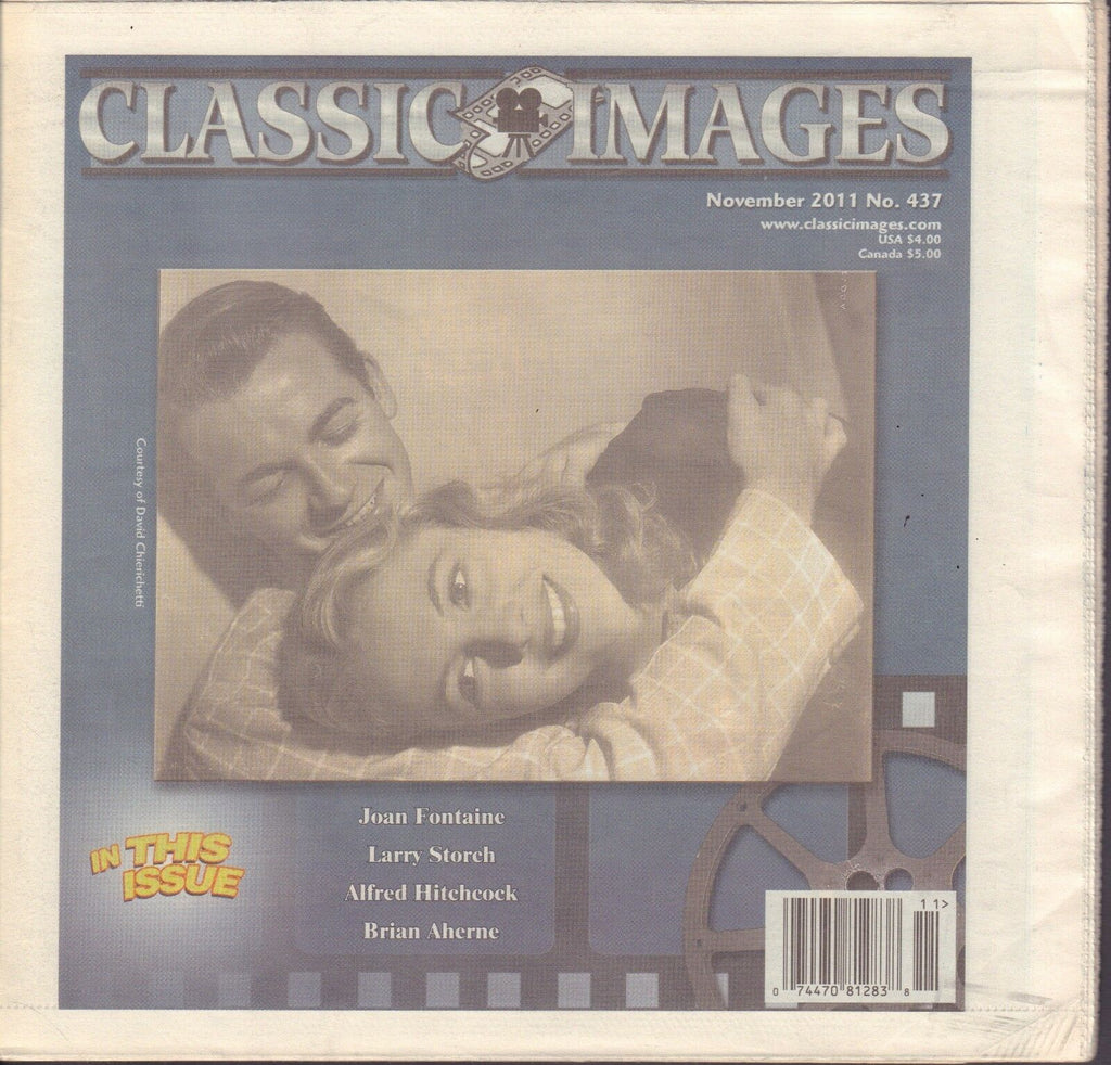Classic Images November 2011 Joan Fontaine, Larry Storch 062717nonDBE