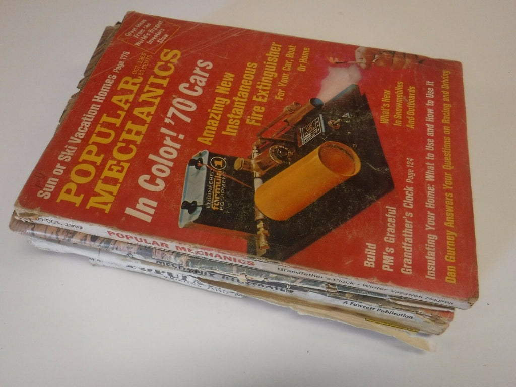 Popular Science Mechanics Mechanix Lot Of 5 Various Years 090717nonjhe