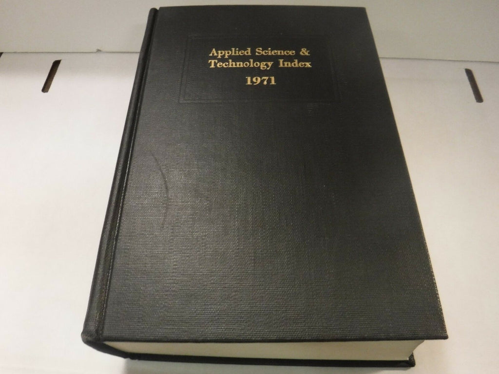 Applied Science & Technology Index 1971 H.W. Wilson Company 110518AME7