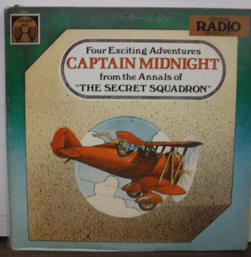 Four exciting adventures Captain Midnight The Secret Squadron 33RPM 010717LLE