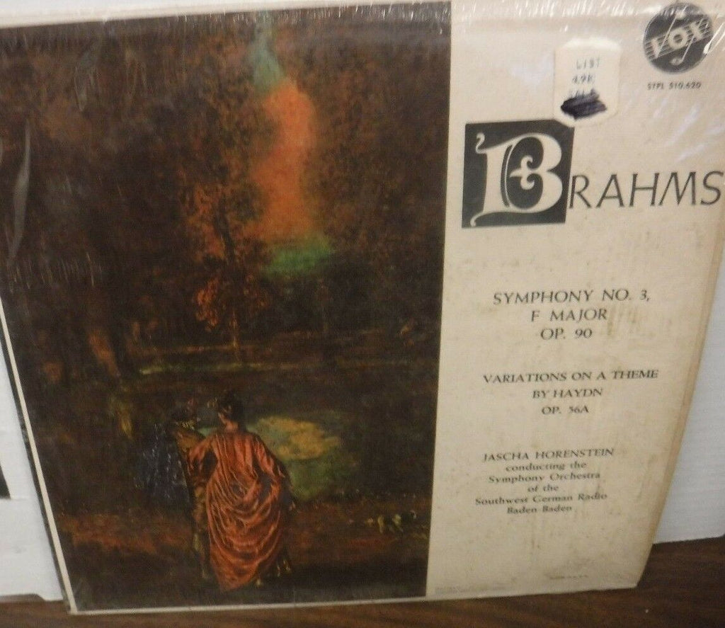 Brahms symphony no 3 F major Opus 90 vinyl STPL510.620 012718LLE