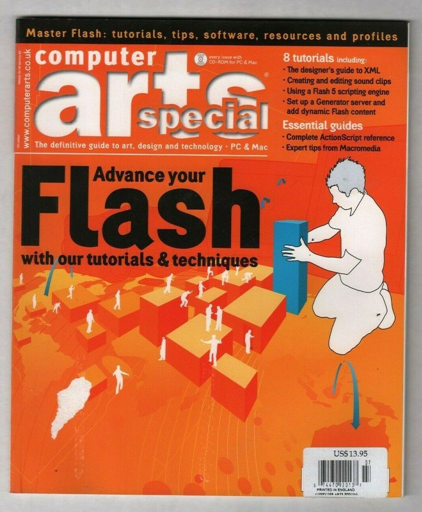Computer Arts Special UK Mag Flash Special 8 Tutorials 2001 No.22 011520nonr