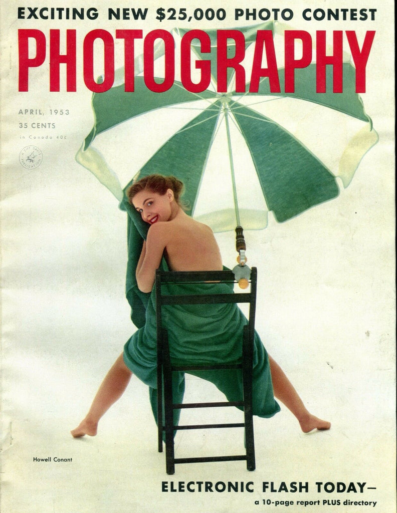 Photography Magazine April 1953 Electronic Flash EX No ML 052217nonjhe