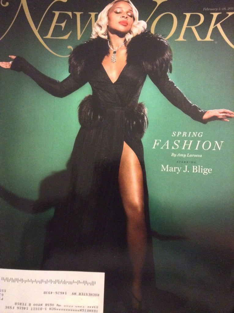 New York Magazine Mary J. Blige Spring Fashion February 5, 2018 040418nonrh