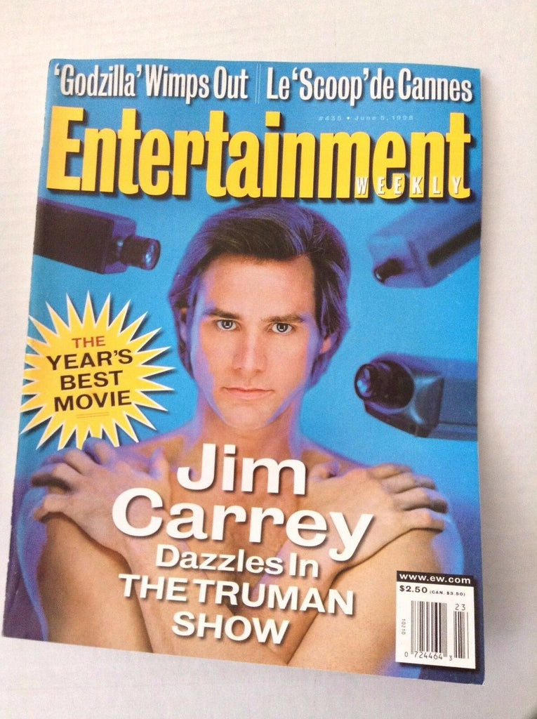 Entertainment Weekly Magazine Jim Carrey June 5, 1998 031517NONRH