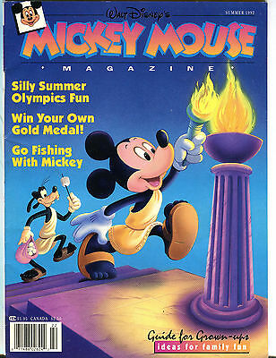 Walt Disney's Mickey Mouse Magazine Summer 1992 EX 081116jhe
