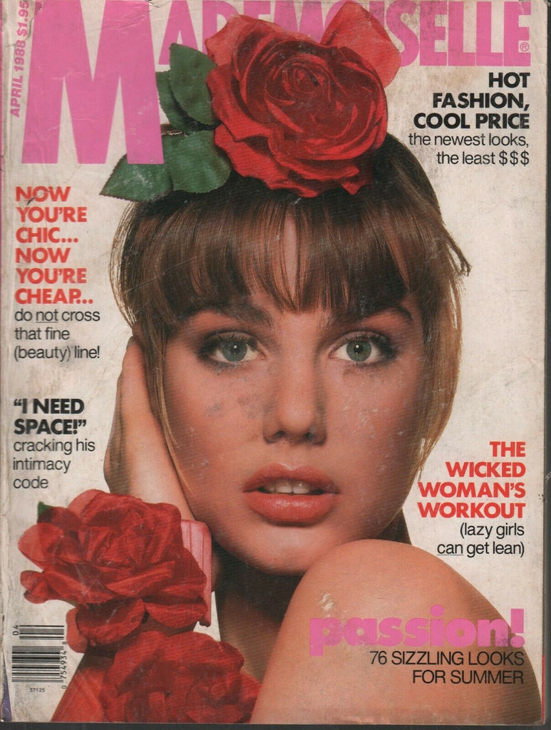 Mademoiselle Fashion Magazine April 1988 Sandra Zatezalo 120619AME