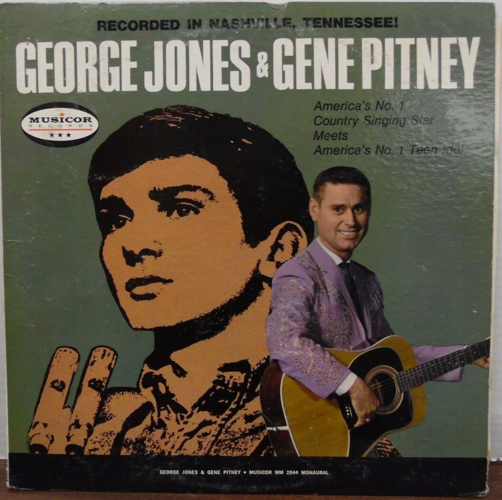 George Jones & Gene Pitney recorded in Nashville TN 33RPM MM2044B 091216LLE