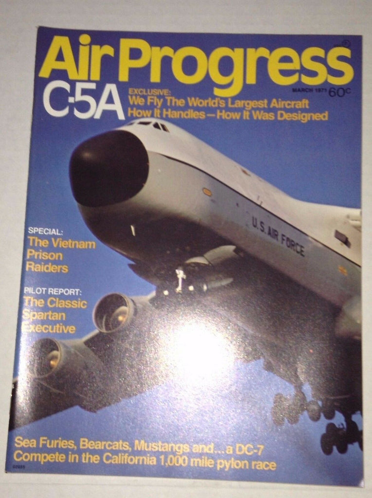 Air Progress Magazine C-5A Vietnam Prison Raiders March 1971 010217RH