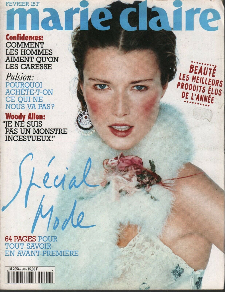 Marie Claire French Fashion February 1998 Woody Allen Armani 100620ame