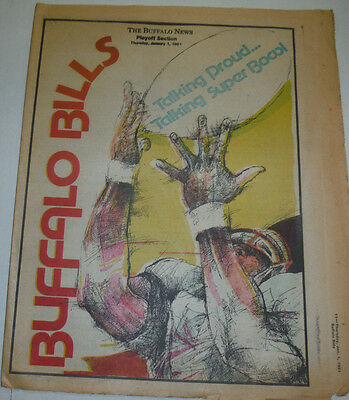 Buffalo Bills Magazine Super Bowl Talk January 1981 122414R