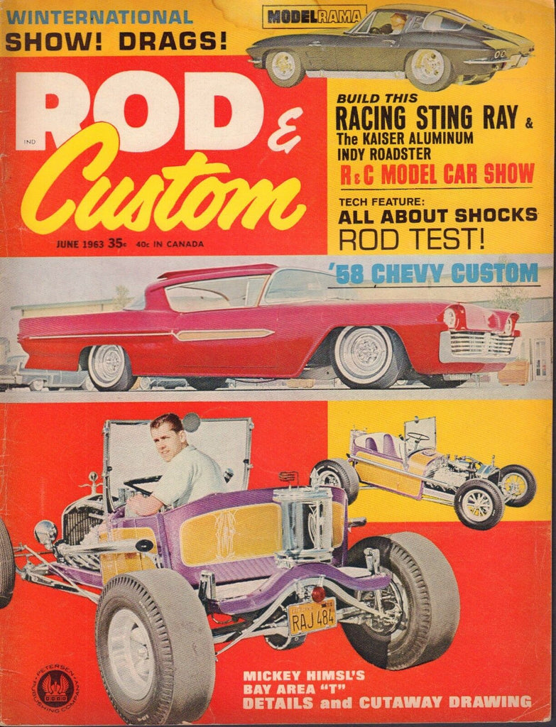 Rod & Custom June 1963 '58 Chevy Custom 030117nonDBE