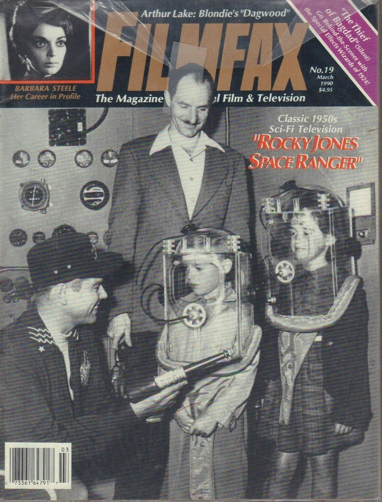 Filmfax March 1990 Rocky Jones Space Ranger Barbara Steele Arthur Lake 030719DBE