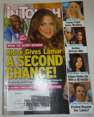 Intouch Magazine Khloe Kardashian & Selena Gomez March 2014 121714R