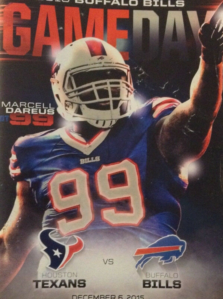 Bills Gameday Digest Magazine Marcell Dareus December 6, 2015 121218nonrh