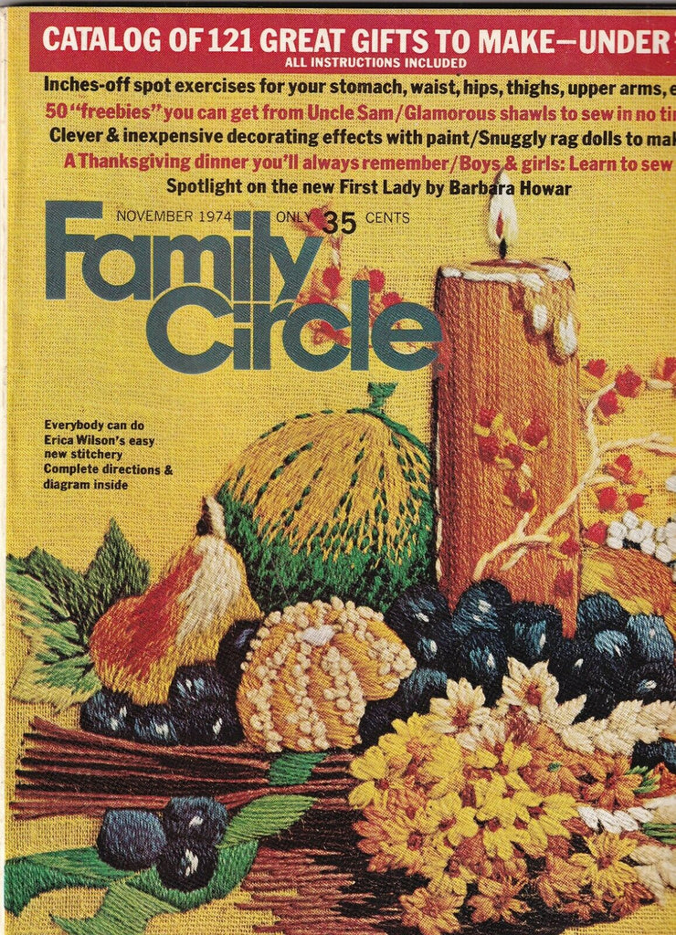 Family Circle Mag Erica Wilson's Easy Stitchery Guide November 1974 092719nonr