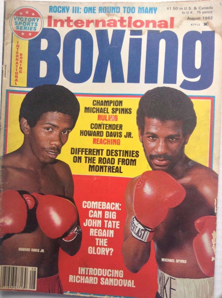 International Boxing Magazine Michael Spinks August 1982 092017nonrh