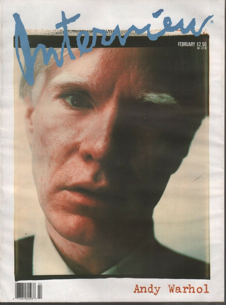 Interview February 1989 Andy Warhol Rare Issue Bruce Weber 091119AME