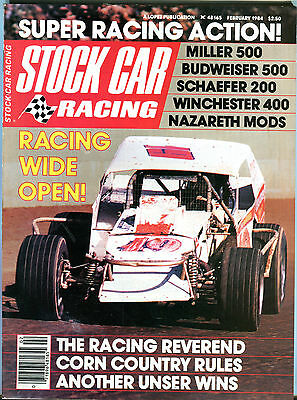 Stock Car Racing Magazine February 1984 Racing Wide Open! EX 012816jhe