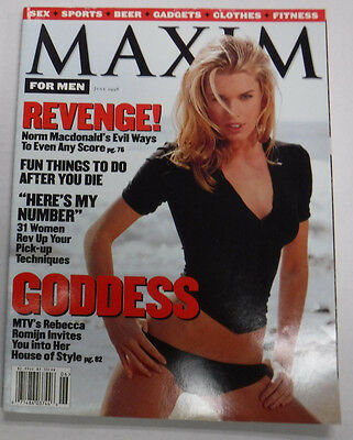 Maxim Magazine Rebecca Romijn June 1998 NO ML 072415R