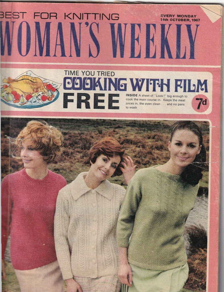 Woman's Weekly Magazine Cooking With Film October 1967 051919nonr