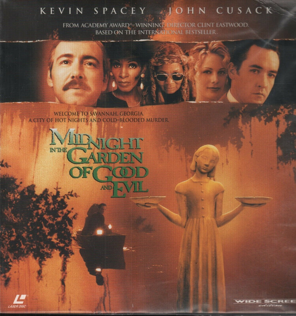 Midnight in the Garden of Good and Evil Widescreen WB 1997 Laser Disc 110718AMLD
