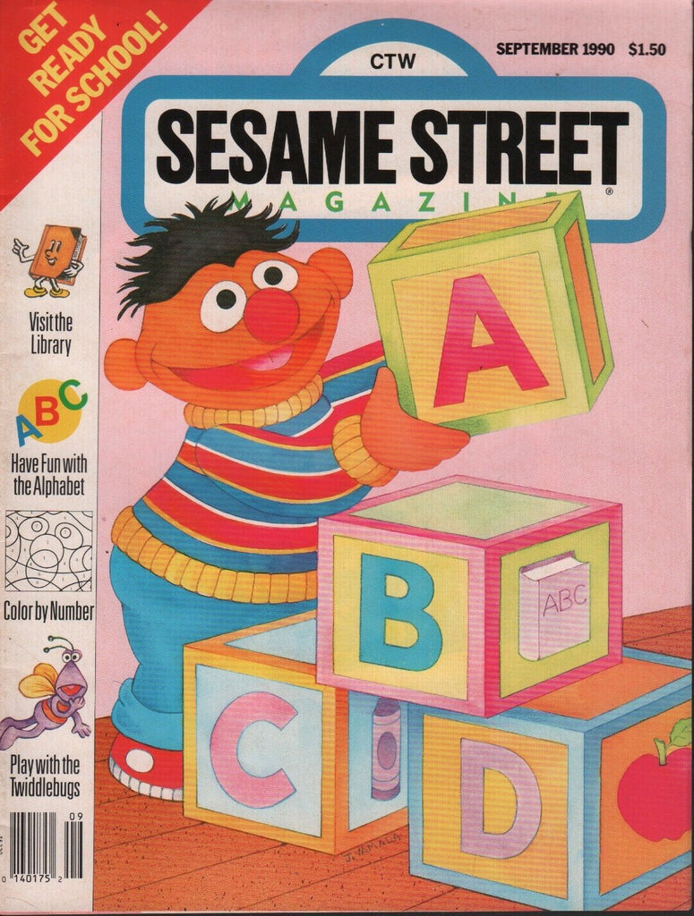 Sesame Street Magazine September 1990 Getting Ready For School 071217DBE