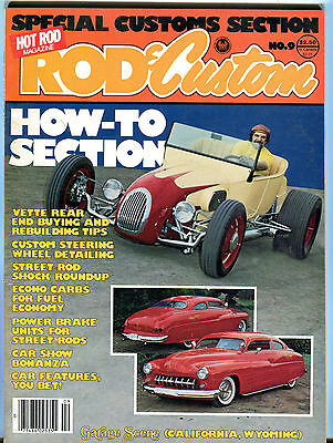 Hot Rod Magazine Rod & Custom No. 9 1979 How-To-Section EX 072116jhe