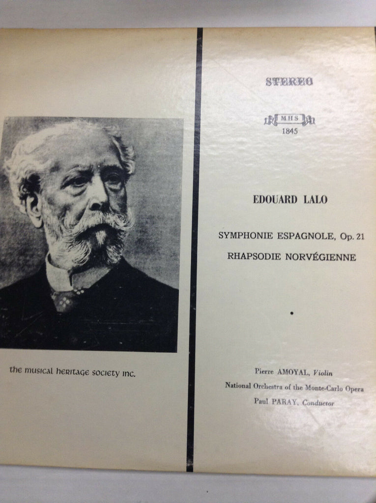 Edouard Lalo Symphonie Espagnole Op.21 MHS1845 33RPM 030617RR