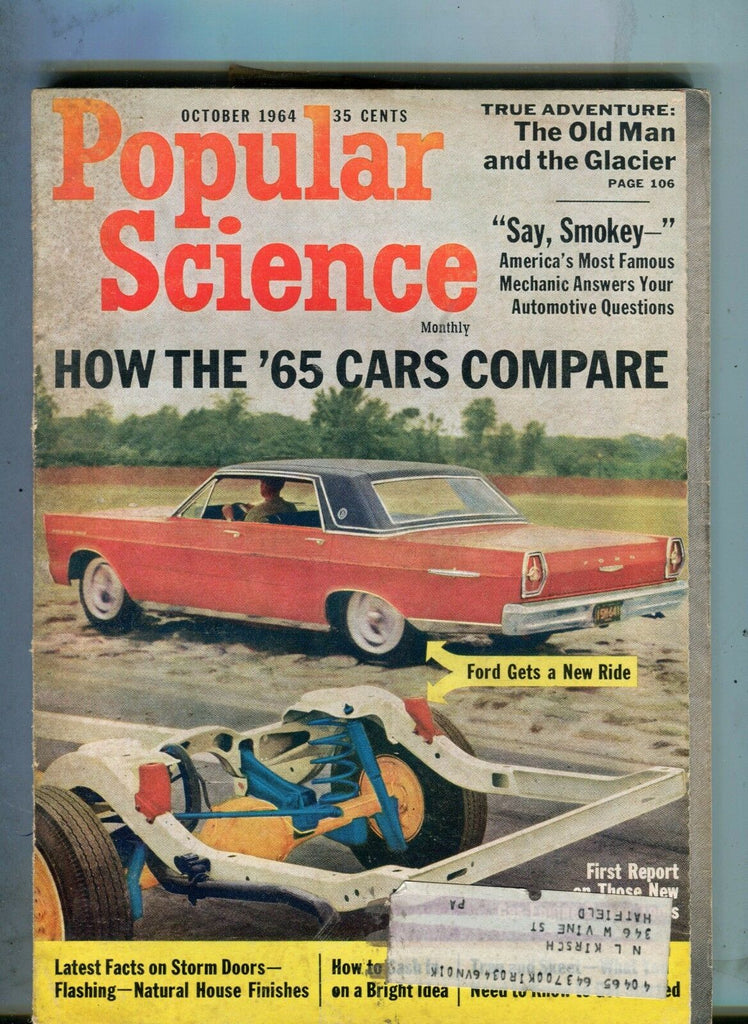 Popular Science Magazine October 1964 How The '65 Cars Compare 063017nonjhe2