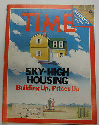 Time Magazine Sky-High Housing Harvest '77 September 1977 052815R