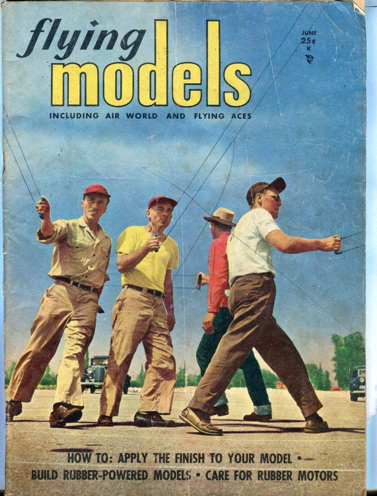 Flying Models Magazine June 1951 Rubber Motors GD No ML 041417nonjhe