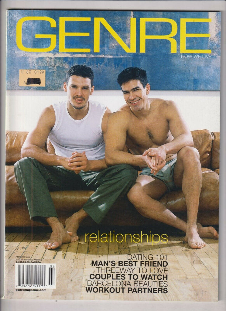 Genre Gay Fashion Mag William & Alex Dating 101 February 2002 031120nonr