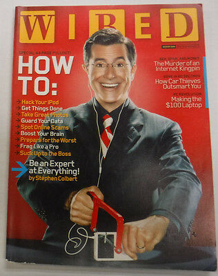 Wired Magazine Stephen Colbert Internet Kingpin Murder August 2006 081715R