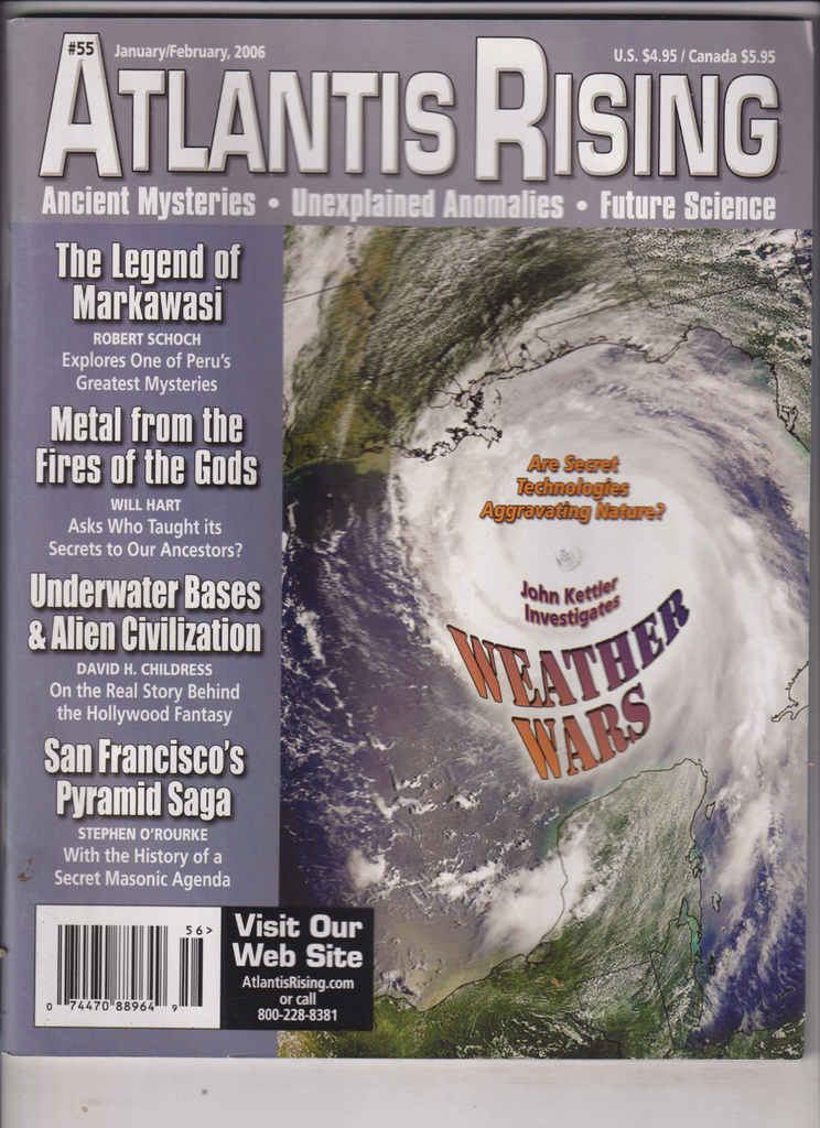 Atlantis Rising Mag John Kettler & Weather Wars January/February 2006 013120nonr