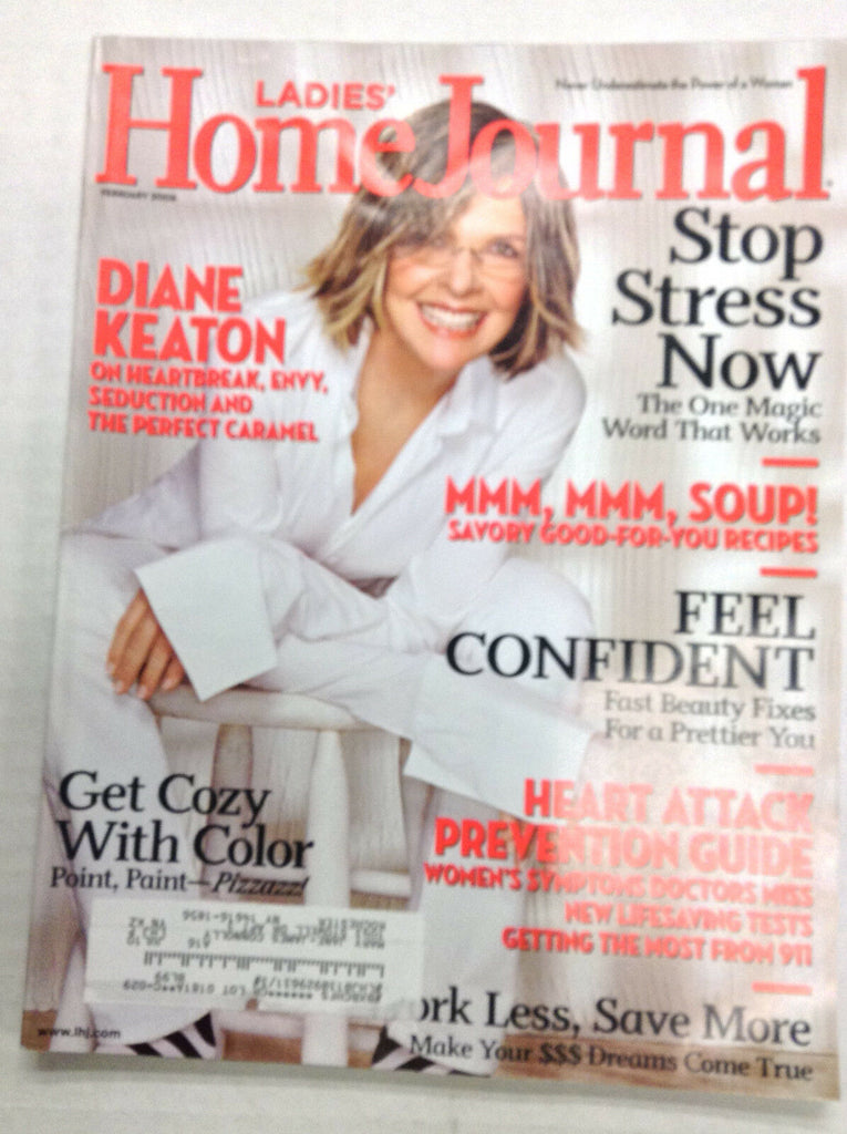 Ladies' Home Journal Magazine Diane Keaton Feel Confident February 2008 020817RH