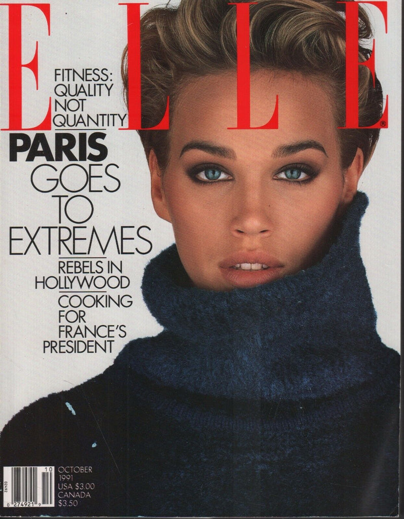 ELLE October 1991 Paris, Rebels in Hollywood, Cooking For France 072717nonDBE3