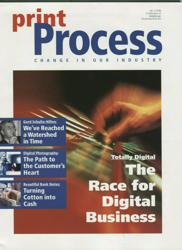 Print Process Premiere Issue 1998 Gerd Schulte-Hillen Niels M Winther 021220DBE
