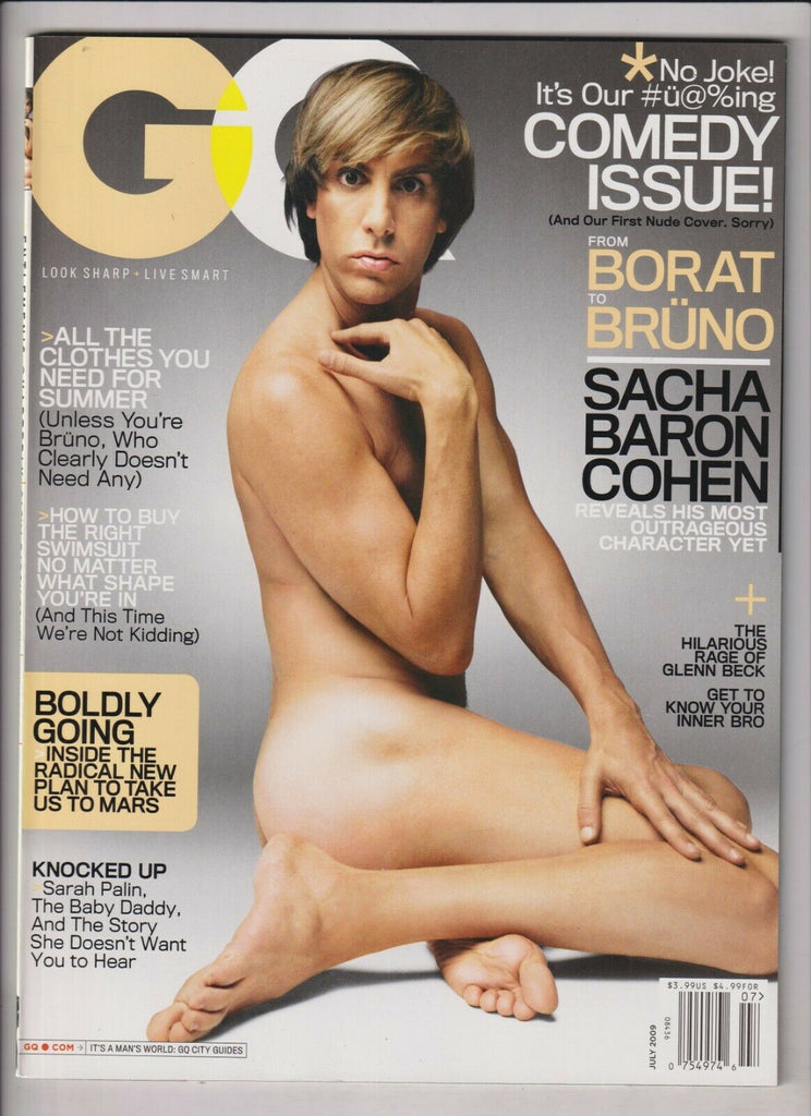 GQ Mag Sacha Baron Cohen Borat & Bruno July 2009 030720nonr
