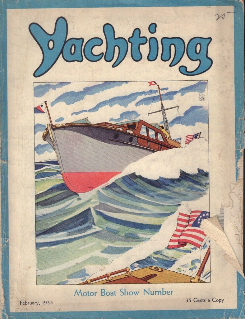 Yachting Magazine Motor Boat Show Number February 1953 032218nonr