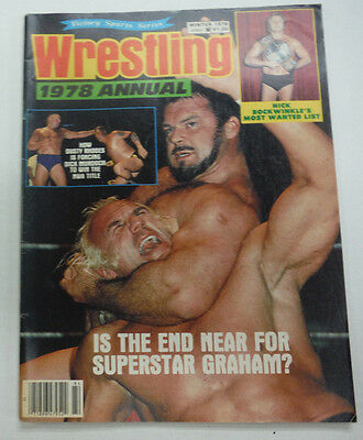 Wrestling Magazine Superstar Graham Dusty Rhodes Winter 1978 062415R2