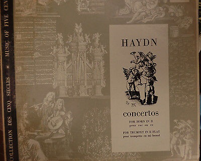 HAYDN Concertos for Horn In D For Trumpet in E Flat 33RPM 053016 TLJ