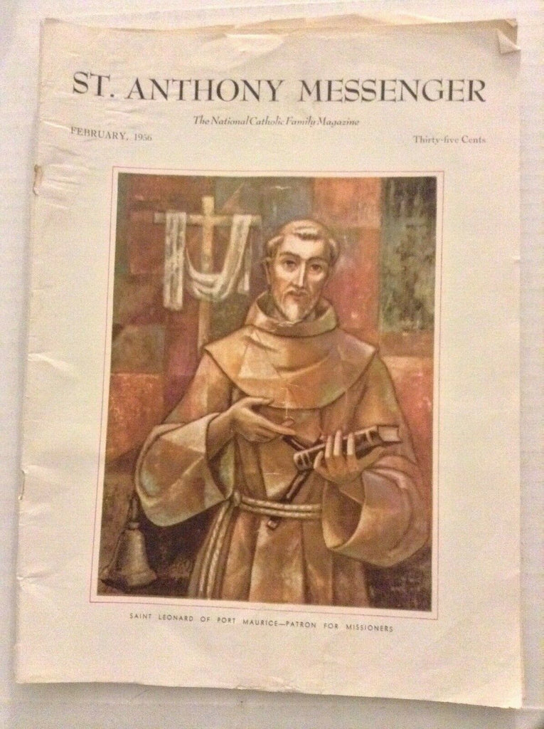 St. Anthony Messenger Mag Saint Leonard February 1956 072619nonrh