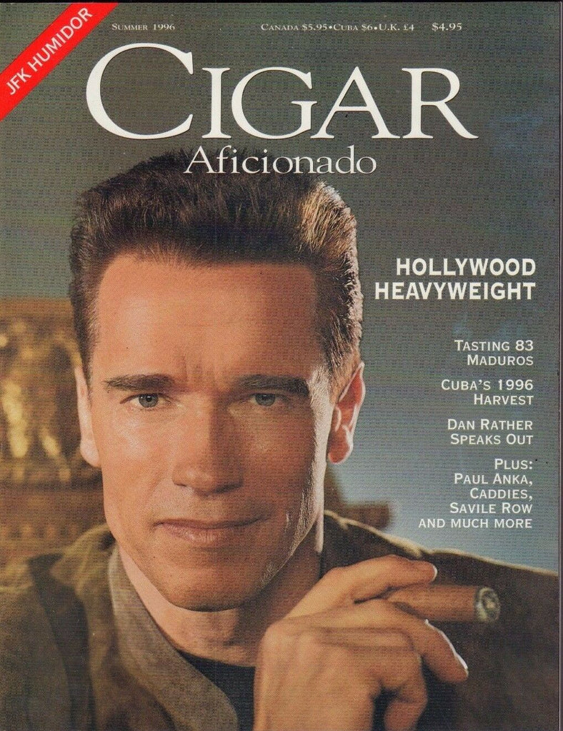 Cigar Aficionado Magazine Summer 1996 Arnold Schwarzenegger 102916DBE
