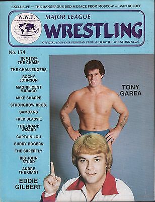 Major League Wrestling No.174 1983 Tony Garea, Eddie Gilbert VG 122815DBE