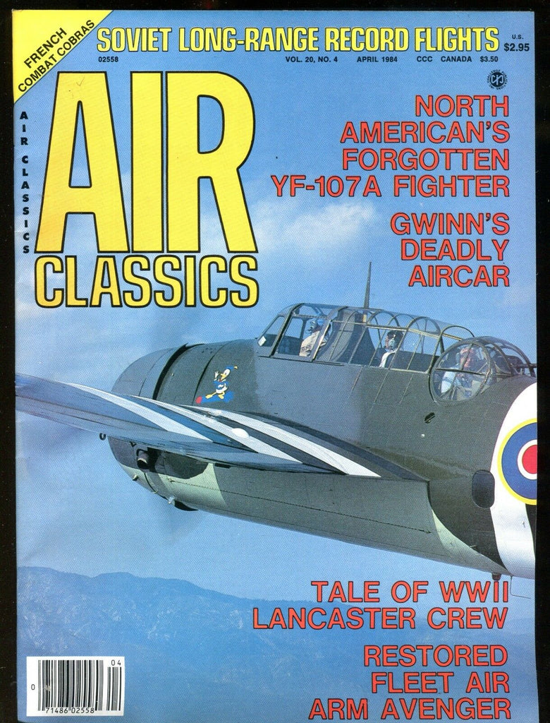 Air Classics Magazine April 1984 YF-107A Fighter EX No ML 010217jhe