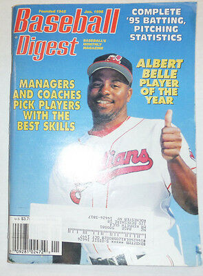 Baseball Digest Magazine Albert Belle & Phil Niekro January 1996 020315R