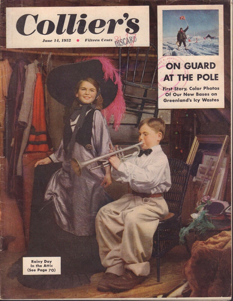 Collier's Magazine June 14 1952 Rainy Day In The Attic 072317nonjhe