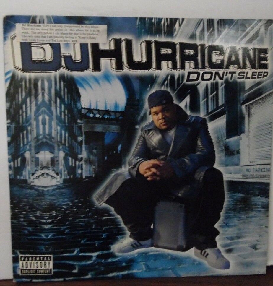DJ Hurricane Don't Sleep two-record set parental advisory explicit 090318LLE